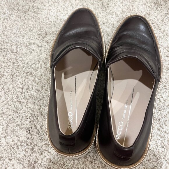 ECCO Women's Incise Tailored Slip On Penny Loafer, sz 5 - Picture 4 of 6